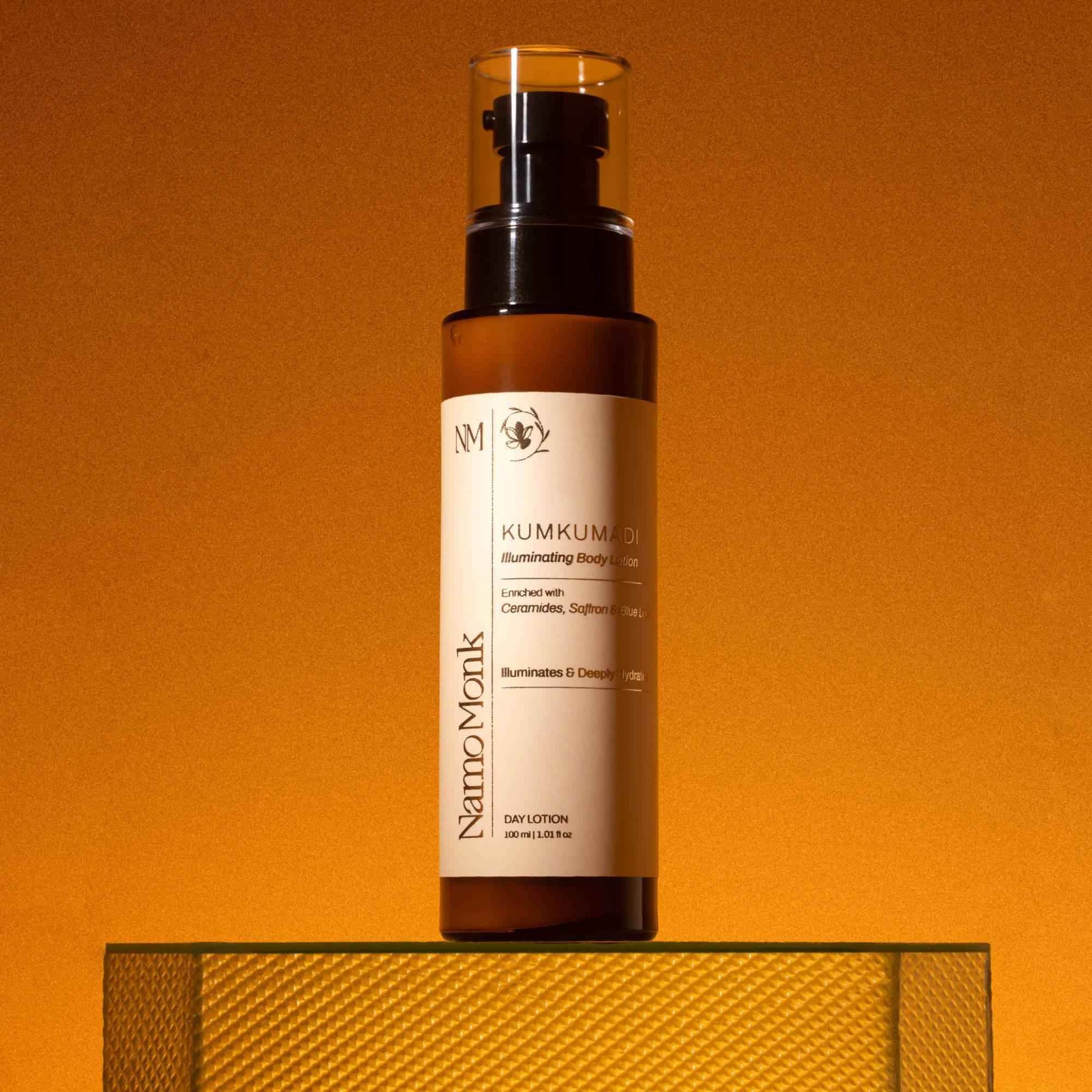 Kumkumadi Illuminating Body Lotion | Day Lotion - NamoMonk