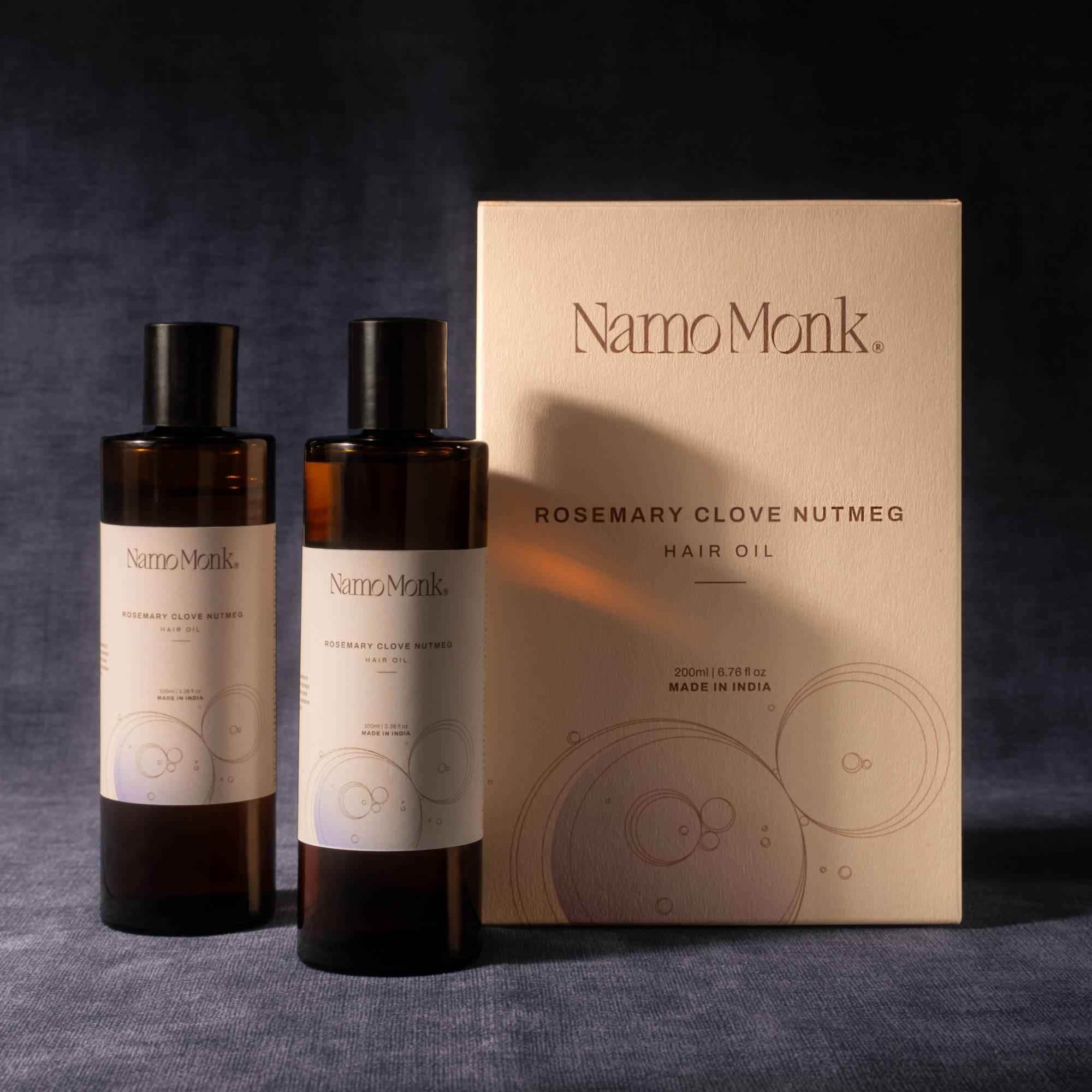 Rosemary Clove Nutmeg Hair Oil - NamoMonk