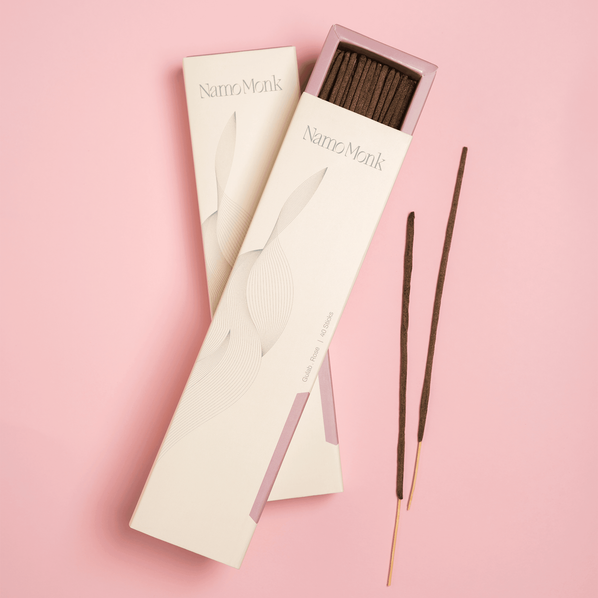 Gulab . Rose Incense Sticks - NamoMonk