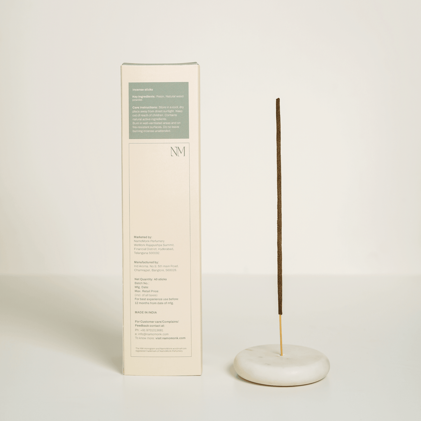 Nilam . Patchouli Incense Sticks - NamoMonk